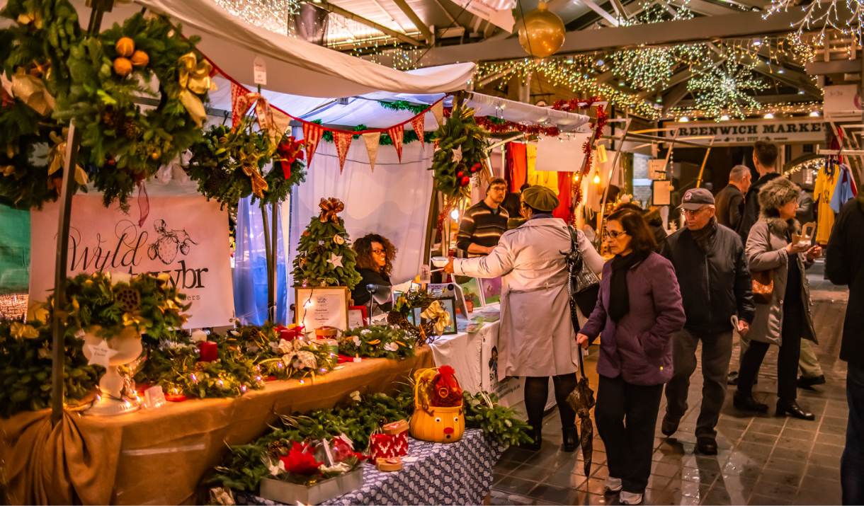 Greenwich Market at Christmas